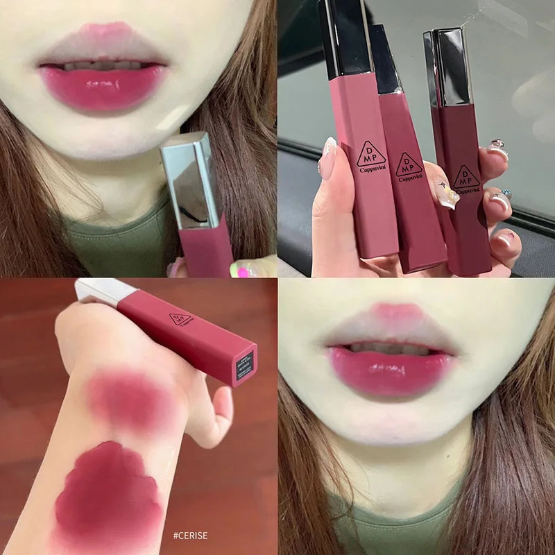 Matte Velvet Lip Glaze - Moisturizing Long-Lasting Lipstick & Lip Gloss