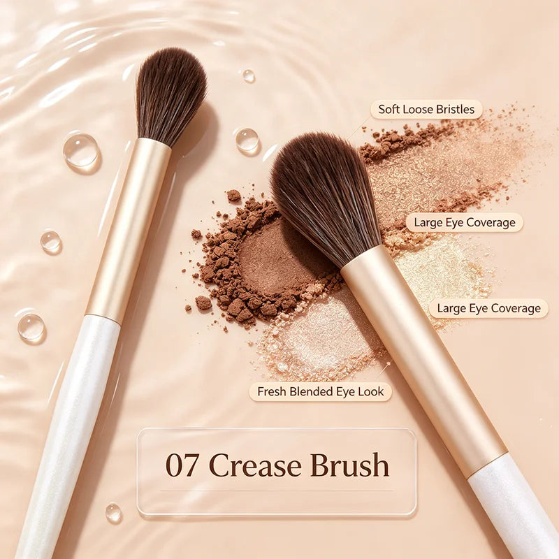 Synthetic Hair Fluffy Eyeshadow Crease Brush for Eye Makeup & Blending