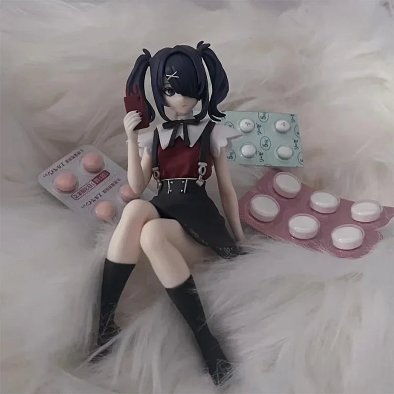 Anime Girl Action Figure Toy - Overload Kawaii Chibi Model with Multiple Colors
