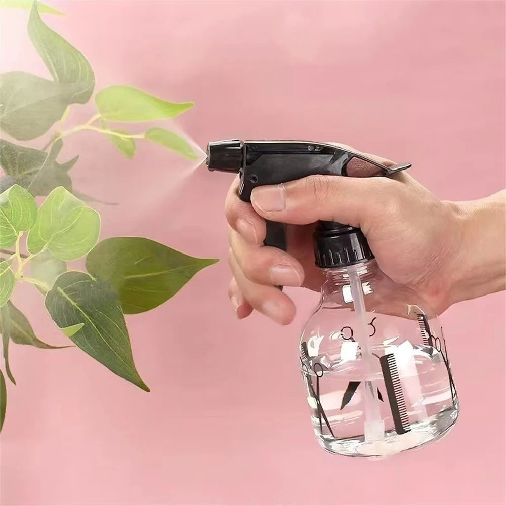 Hairdressing Spray Bottle 250ml Transparent Water Mist For Salon & Hair Care