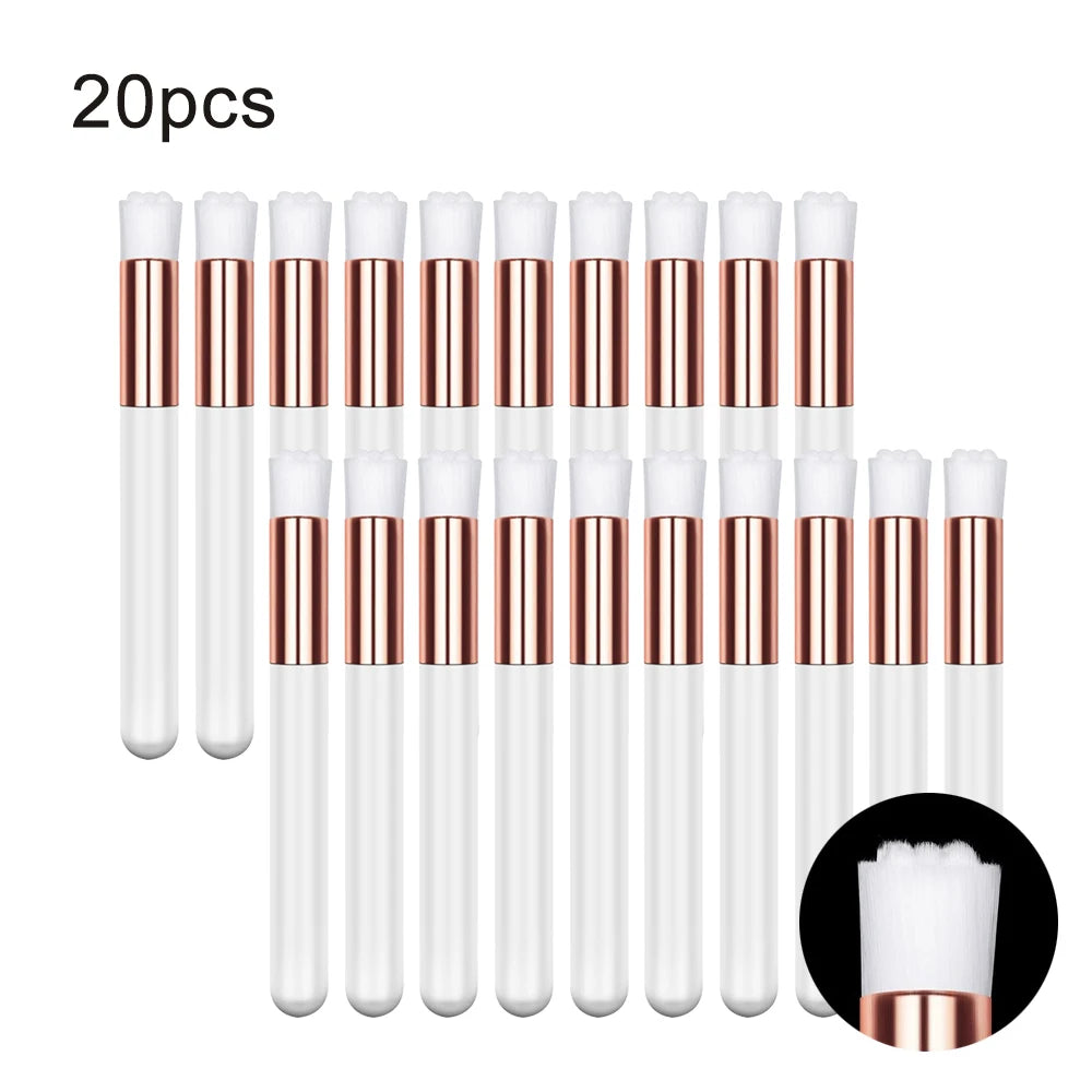 Eyelash & Eyebrow Brush Set - Lash Shampoo & Removal Tools, 5-100pcs