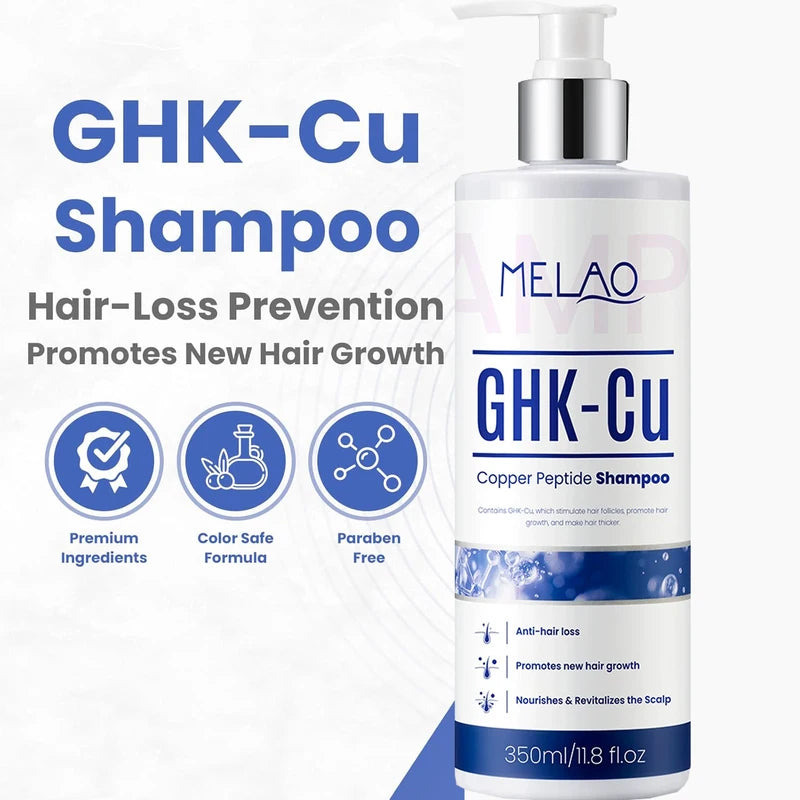 350ml Copper Peptide Hair Growth Shampoo for Hair Loss & Thinning Scalp Care