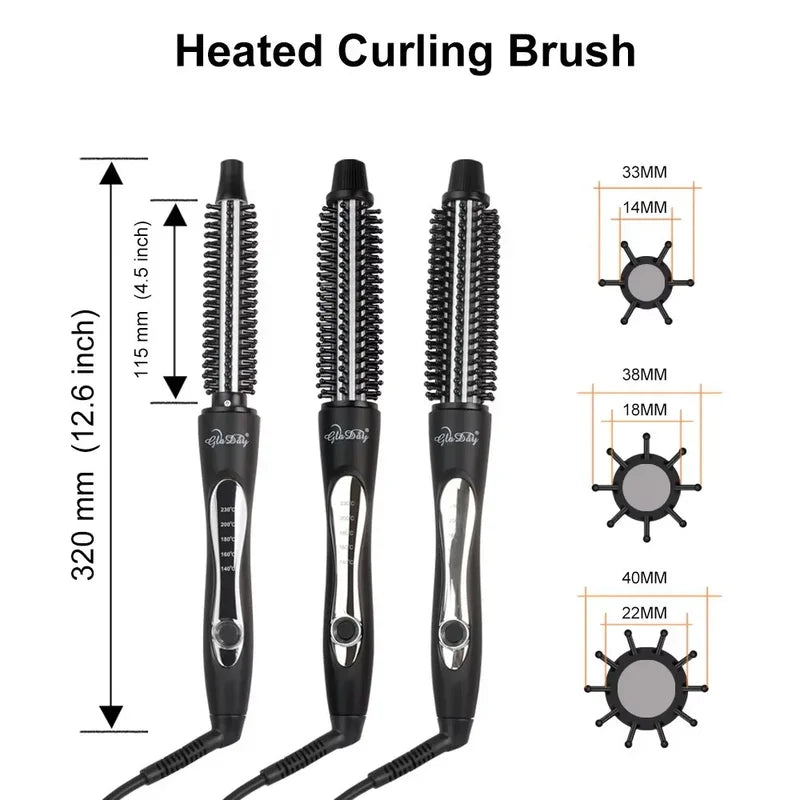 Electric Curling Iron for Short Hair - Fluffy Styling Perm Tool - Multi-Color