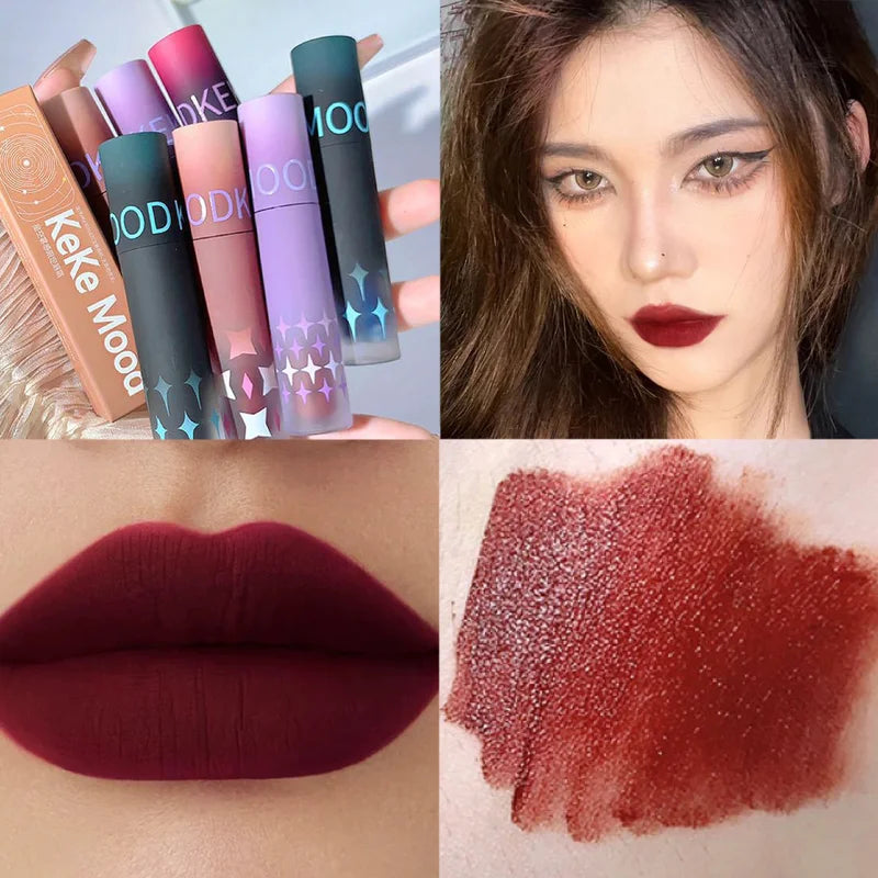 Waterproof Matte Lipstick Set - Long Lasting Lip Gloss & Lip Tint