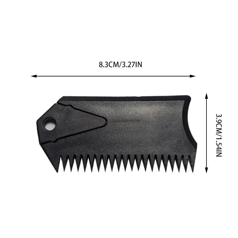 Outdoor Surfboard Wax Scraper Comb with Detachable Key - Surfboard & Paddle Tool