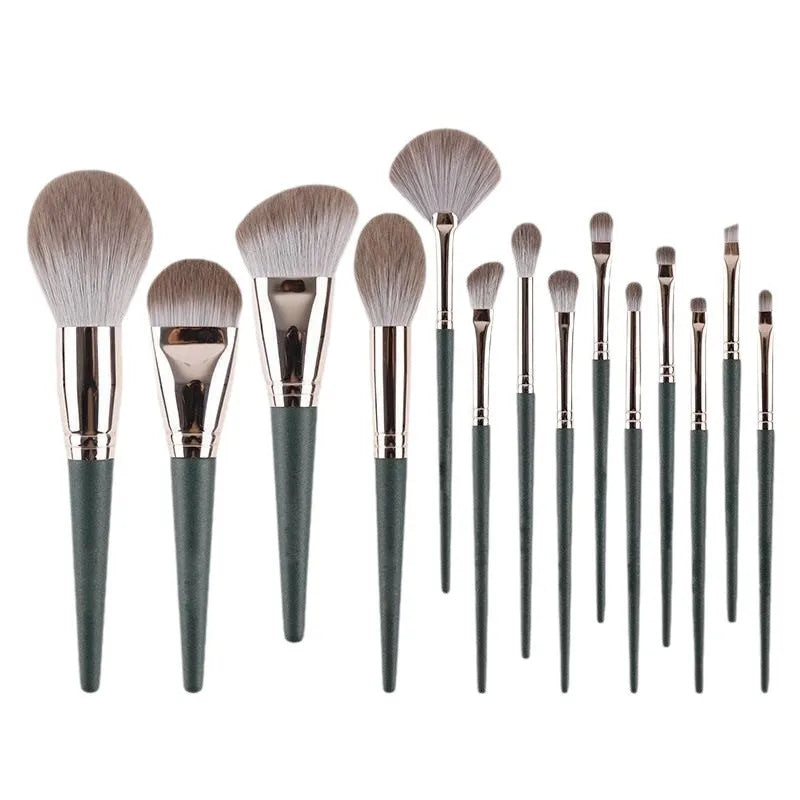 14-Piece Makeup Brush Set Professional Cosmetic Brushes Kit for Eyeshadow, Concealer, Blush & Face