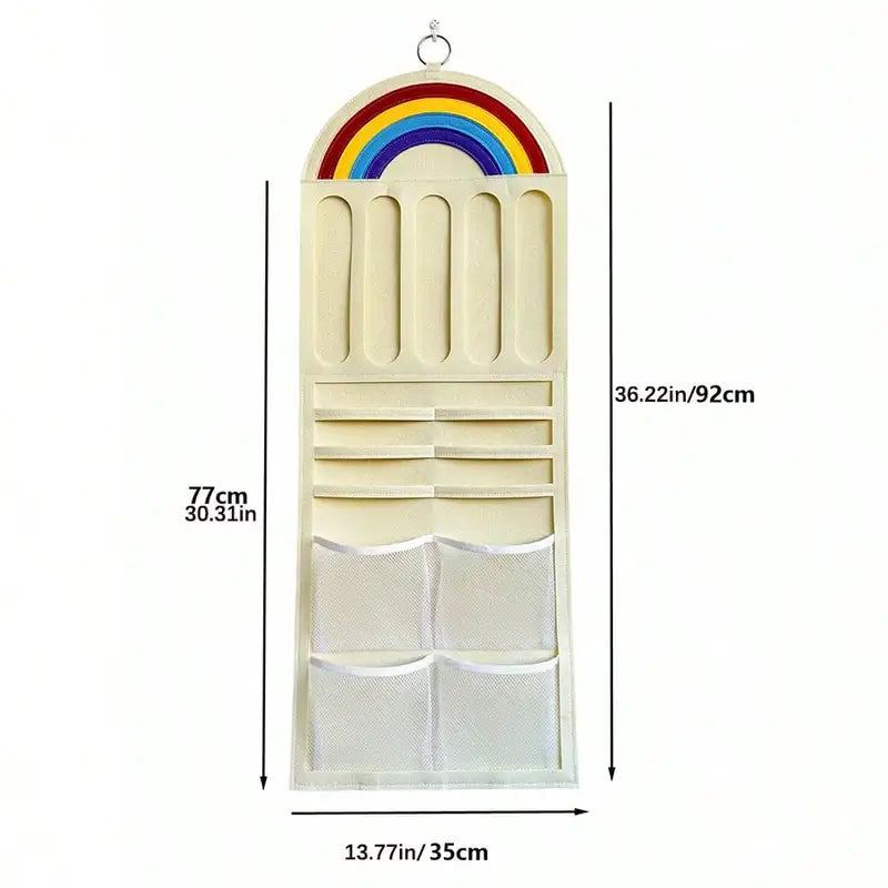 Children Hair Bows Holder Hanging Bag Wall Organizer for Hair Ties & Headbands