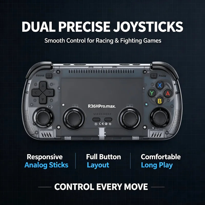 4.2 Inch Retro Handheld Game Console with Big Screen - Portable Video Player & Gaming Device