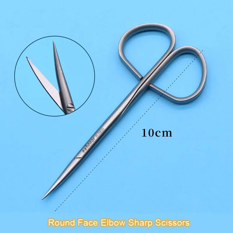Eyelid Surgical Scissors Fine Tweezers for Ophthalmic & Beauty Use