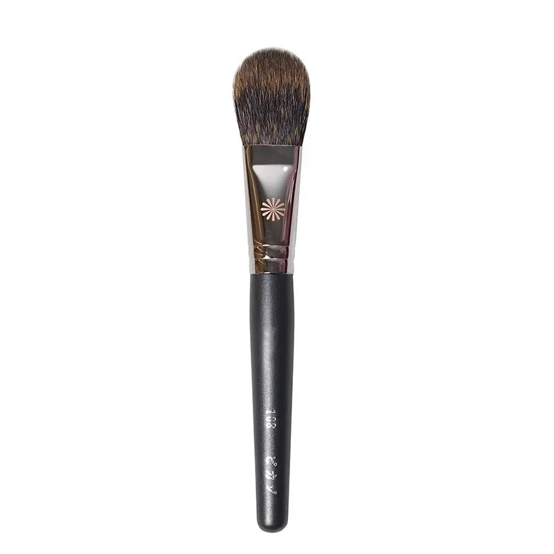 Blush Brush - Round Squirrel Hair Makeup Powder Brush for Face Contouring