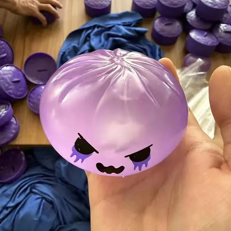 Halloween Ghost Dumpling Squeeze Toy Soft Sticky Anxiety Relief Home Decor Gift