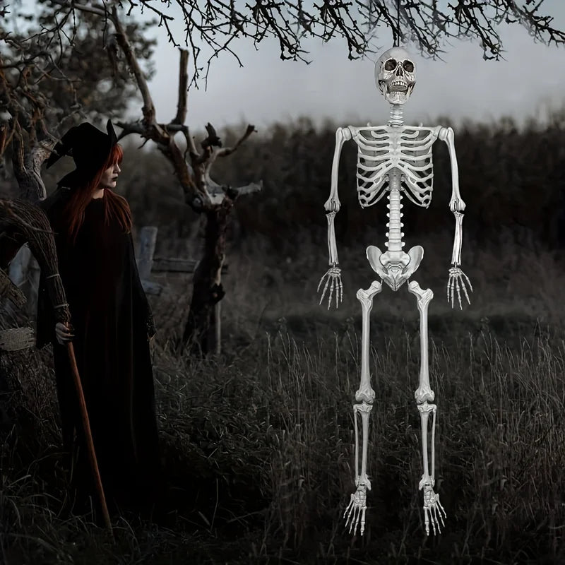 Halloween Skeleton Decoration Sculpture for Indoor Outdoor Spooky Home Garden Decor