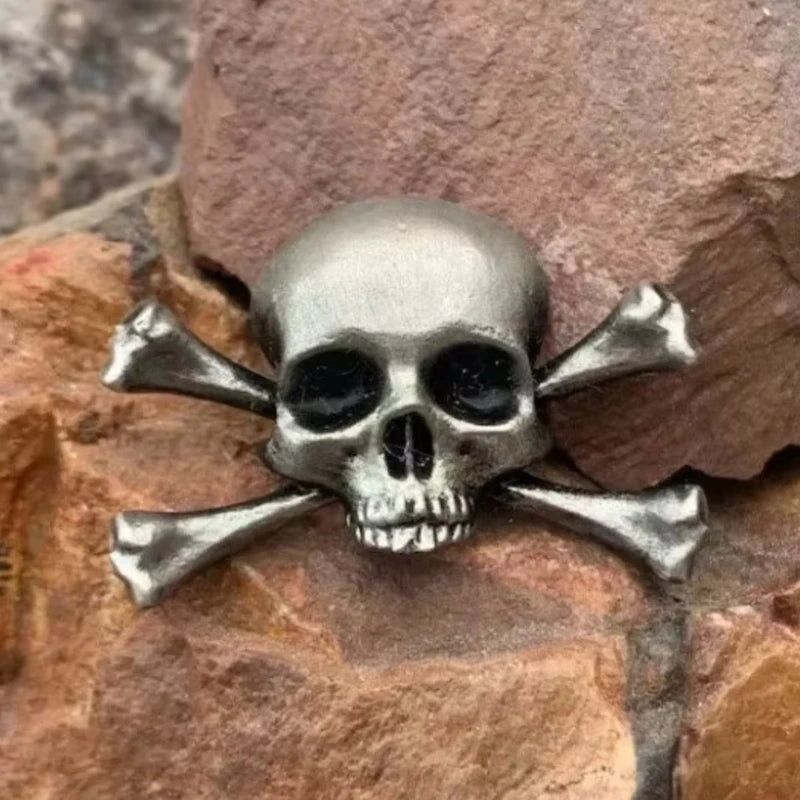 Halloween Skeleton Skull Pin Gothic Brooch Jewelry Accessory Gift
