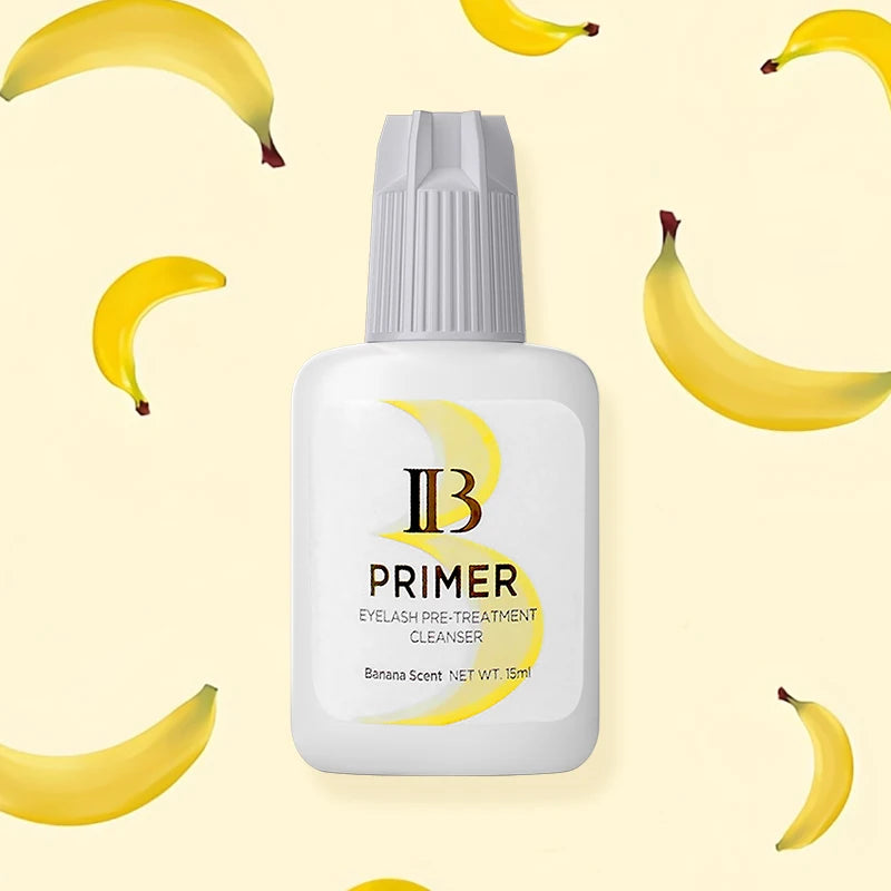 Eyelash Extension Adhesive Primer & Glue Set for Professional Lash Application - Fast Dry & Long Lasting - 15ml