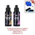 Automotive Scratch Removal Kit with Polishing Liquid Wax for Car Paint Restoration