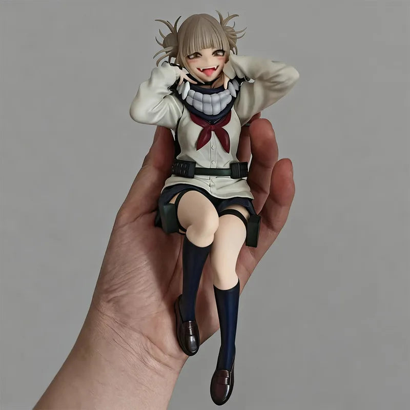 Anime Action Figures Set - Toga Himiko & Uraraka Ochako Collectibles - 13cm & 16cm PVC Characters - Perfect for Gifts & Decor