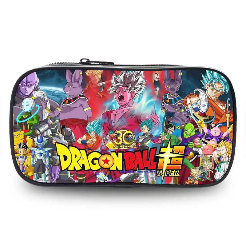 Dragon Ball Cartoon Anime Pencil Case Storage Bag for Students