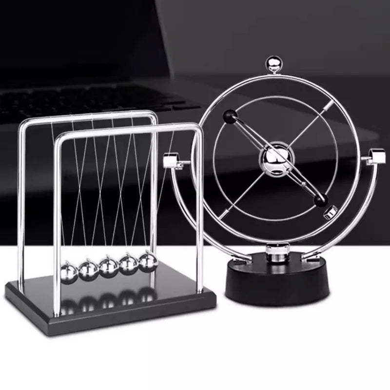 Kinetic Perpetual Motion Newton Pendulum Desk Toy - Home Decor & Science Gift