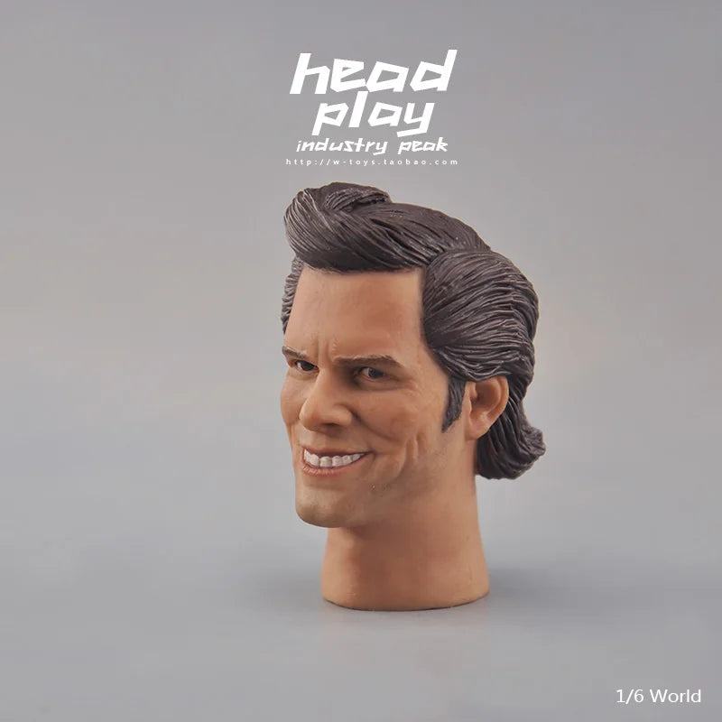 6-Inch Collectible Military Head Sculpt for 1/6 Action Figures - Asian & European Styles
