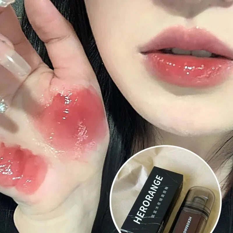 Moisturizing Lip Glaze & Night Mirror Set - Quick-Forming Lip Film