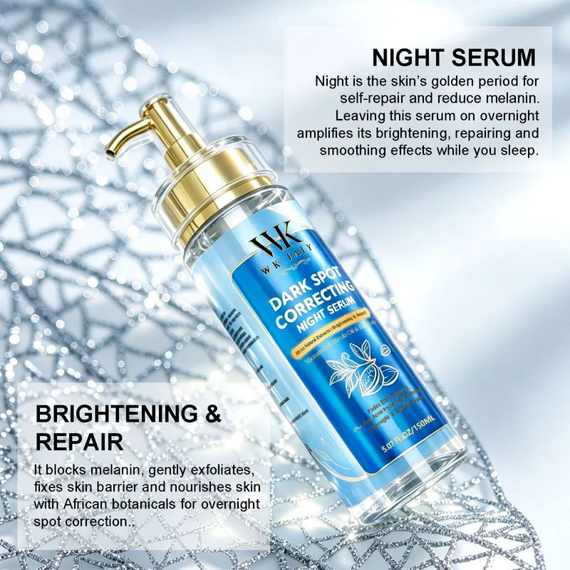 Dark Spot Correcting Day and Night Serum with Turmeric & Vitamin C - Even Skin Tone, Hydrating, Brightening, 50ml-150ml
