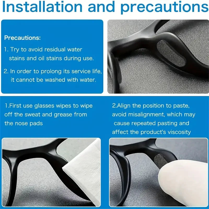 Self-Adhesive Foam Eyewear Nose Pads for Glasses Comfort and Fit