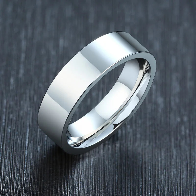 Stainless Steel Ring for Men Women - Wedding, Birthday, Valentine's Day Gift