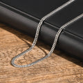 Stainless Steel Chain Necklace for Men Women - Adjustable Length & Colors