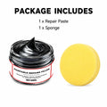 Car Interior Gloss Restoration Wax for Plastic and Black Surfaces - Removes Scratches