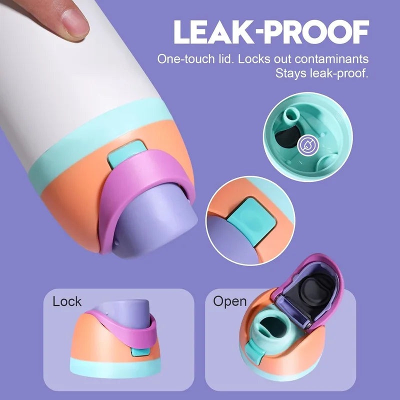 Leakproof Flip Top Replacement Bottle Lid for 16oz-40oz Sports & Travel Bottles