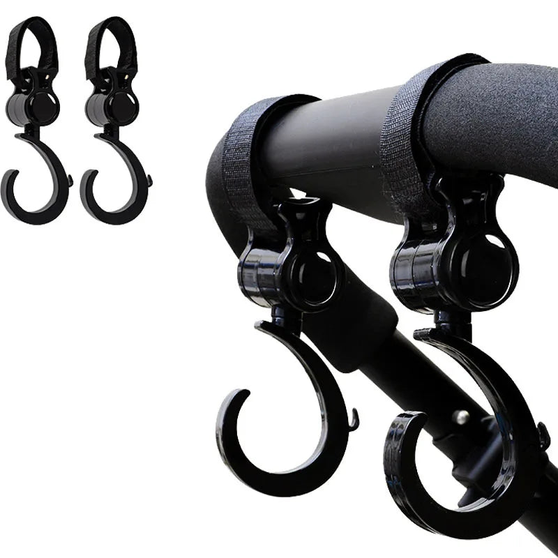 2PCS Baby Stroller Hooks - Universal Multi-Purpose Shopping Prop Hangers