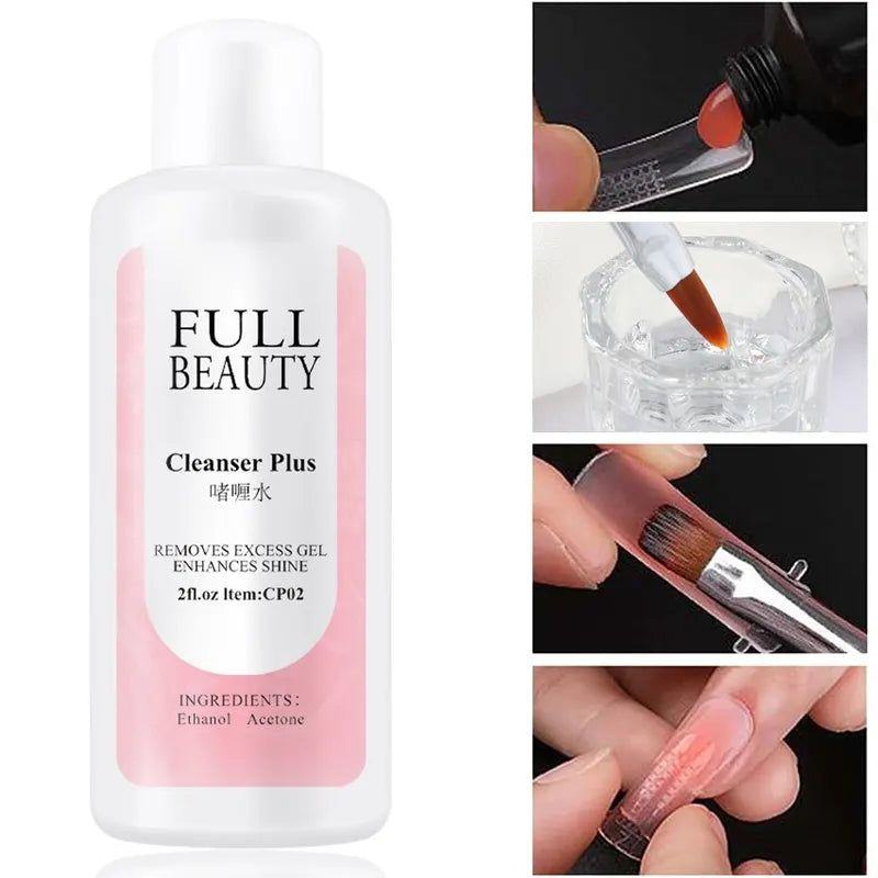 35ml Nail Slip Solution for Poly Nail Extension & Gel Polish - Quick UV Builder & Cleanser
