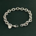 925 Sterling Silver Chain Bracelet with Buckle for Women - Elegant Jewelry Gift