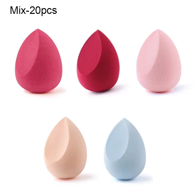 Makeup Sponge Set - Soft Cosmetic Blenders for Foundation & Powder - Multiple Colors