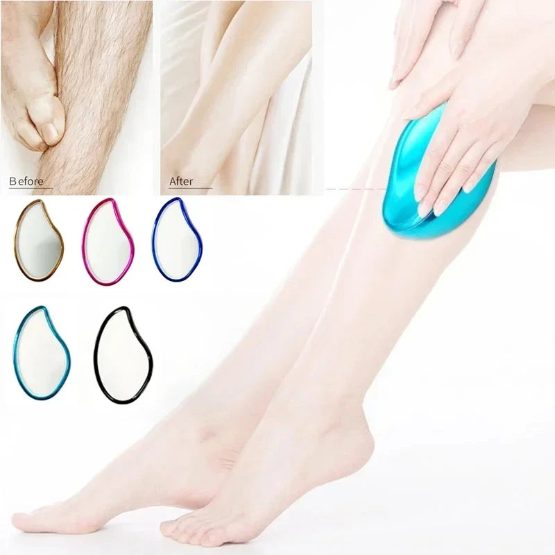 Painless Crystal Hair Eraser for Body & Facial Hair Removal - Reusable & Eco-Friendly