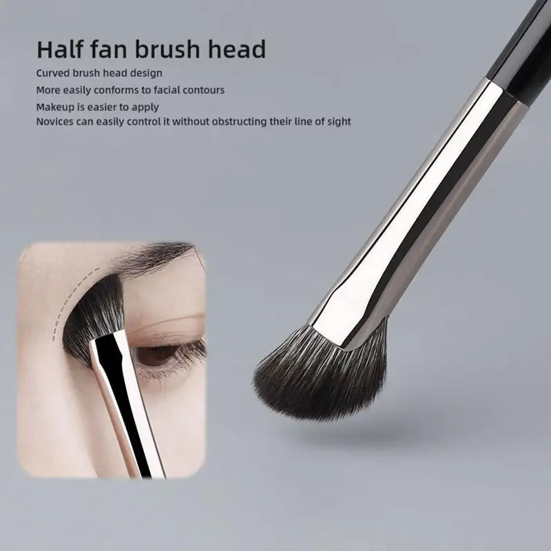 3Pcs Makeup Nose Brush Set - Contouring, Highlighting & Concealer Tools