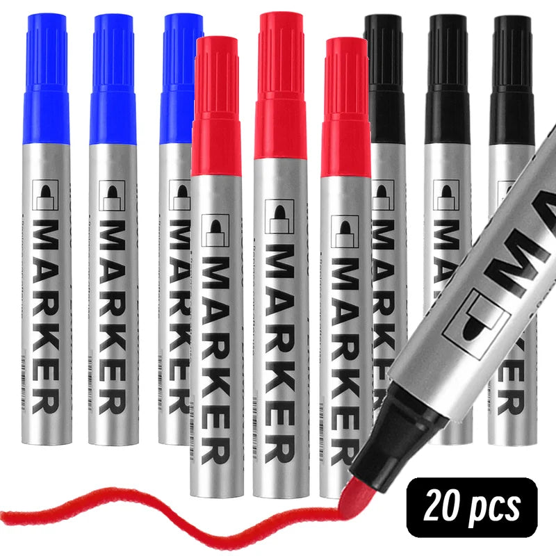 Waterproof Permanent Paint Marker Pen - Quick Drying, Oily Surface Suitable for Tyre and Signature Use