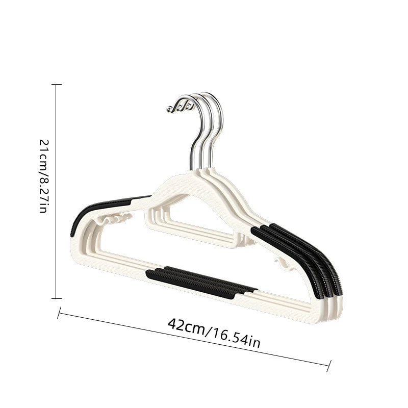 30pcs Heavy Duty Velvet Hangers Set with Clips - Anti Slip Closet Organization