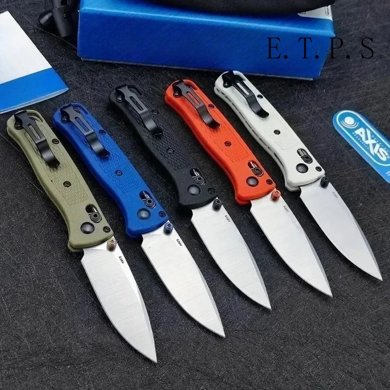Mini Folding Knife with AXIS Lock and Nylon Handle - Outdoor Survival & Camping Tool