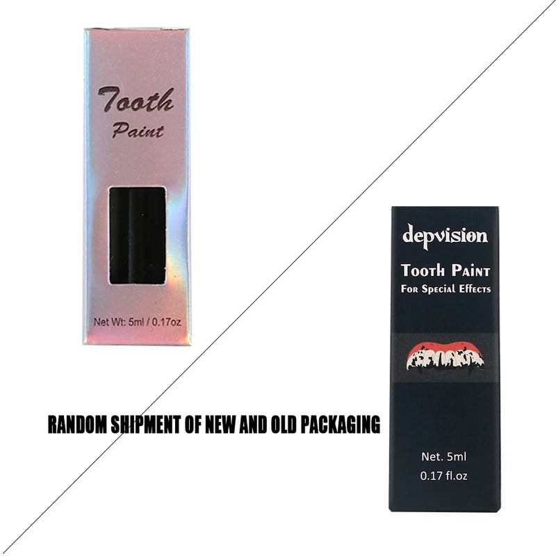 Colorful Non-Toxic Tooth Paint for Halloween and Special Effects Makeup