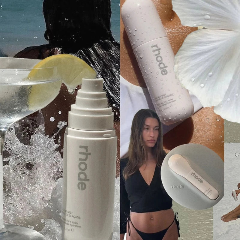 Hydrating Face & Lip Makeup Setting Spray - Glazing Mist & Powder