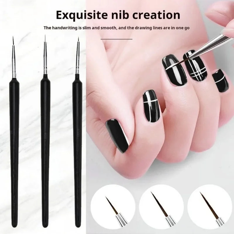 Miniature Art Paint Brush Set - Watercolor, Gouache & Oil Painting Brushes