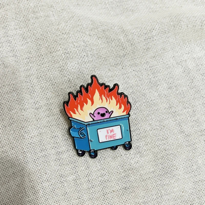 Funny Halloween Enamel Pin