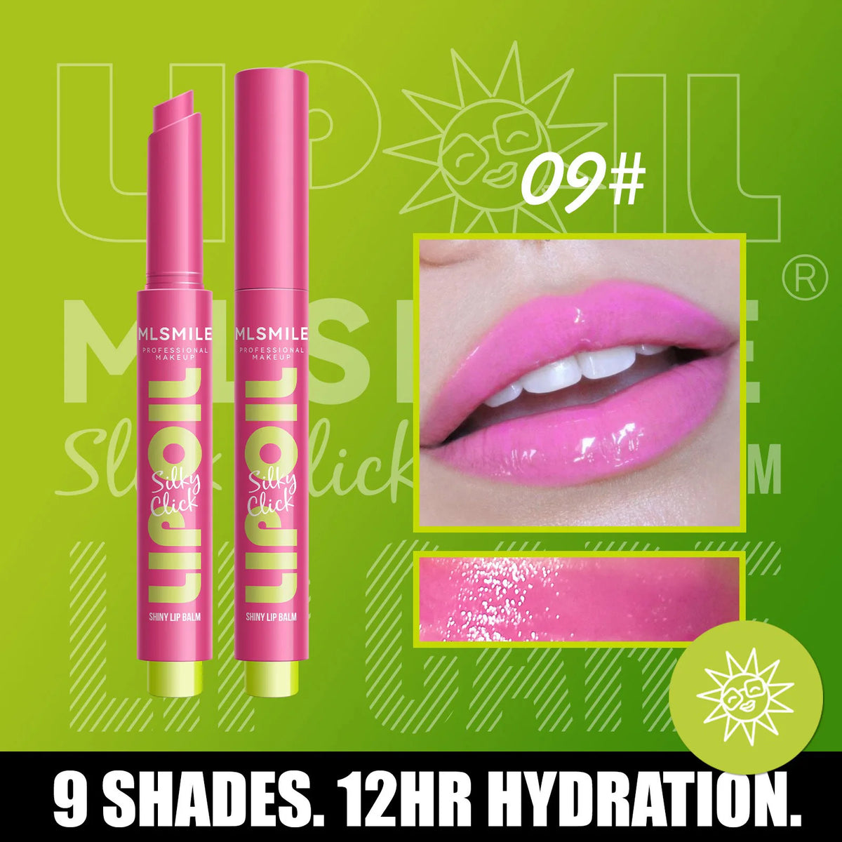 Moisturizing Lip Gloss with Water-Light Finish - 12Hr Hydrating Tint - 2g