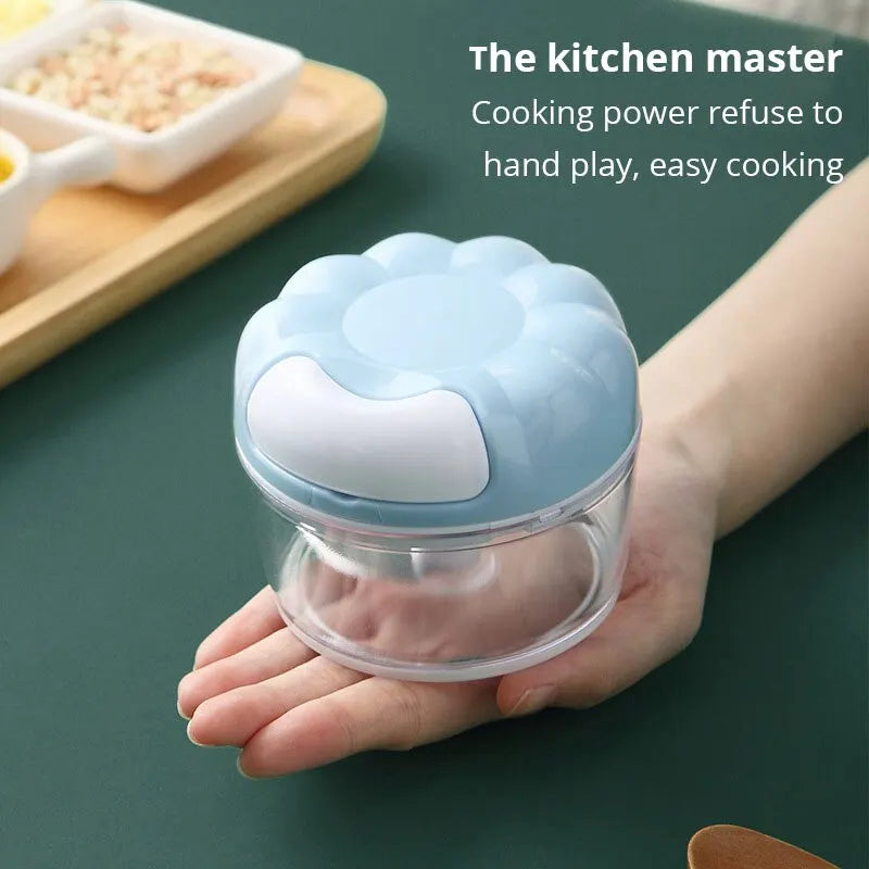 Manual Garlic Masher - Eco-Friendly Kitchen Tool for Minced Garlic & Vegetables