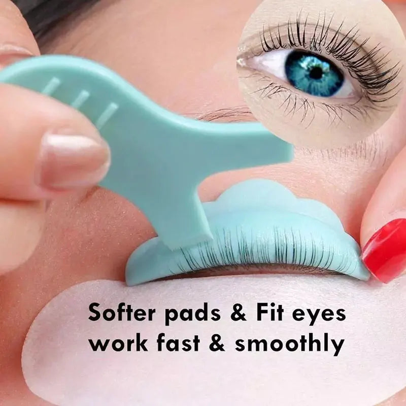 Eyelash Lifting Kit with Silicone Perm Pads and Lash Curler Tools - Multiple Colors