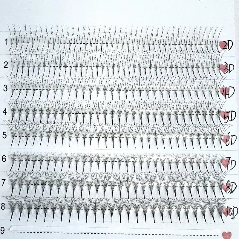 Premade Narrow Fan Eyelash Extensions 5D 6D 8D 10D for Volume Lashes