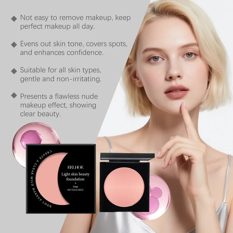 Waterproof Matte Finish High Coverage Foundation Cream for Face