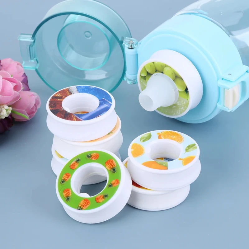 Flavour Pods for Water Bottles - Scented Fragrant Rings for Hydration