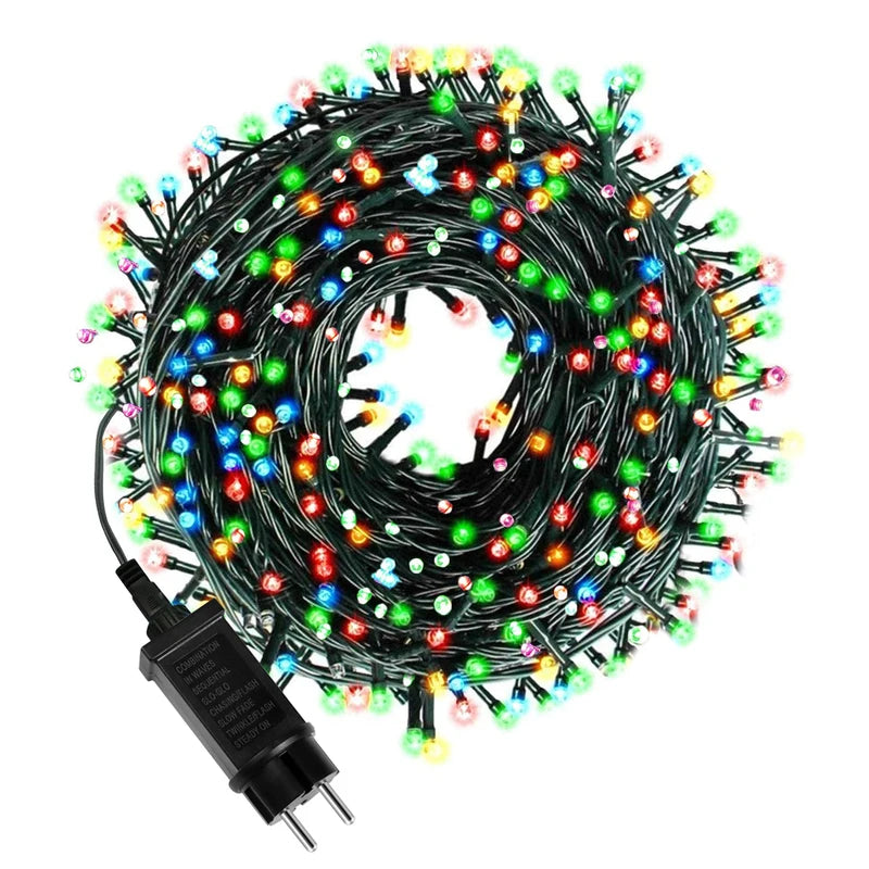 Outdoor LED String Lights 10M-100M Waterproof Fairy Garden Party Decor
